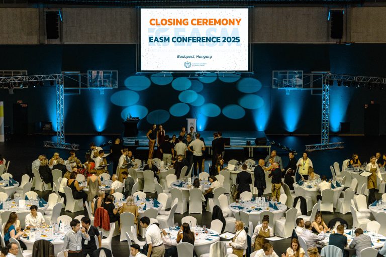 The EASM2025 Conference concluded with a spectacular ceremony at an impressive venue in Budapest